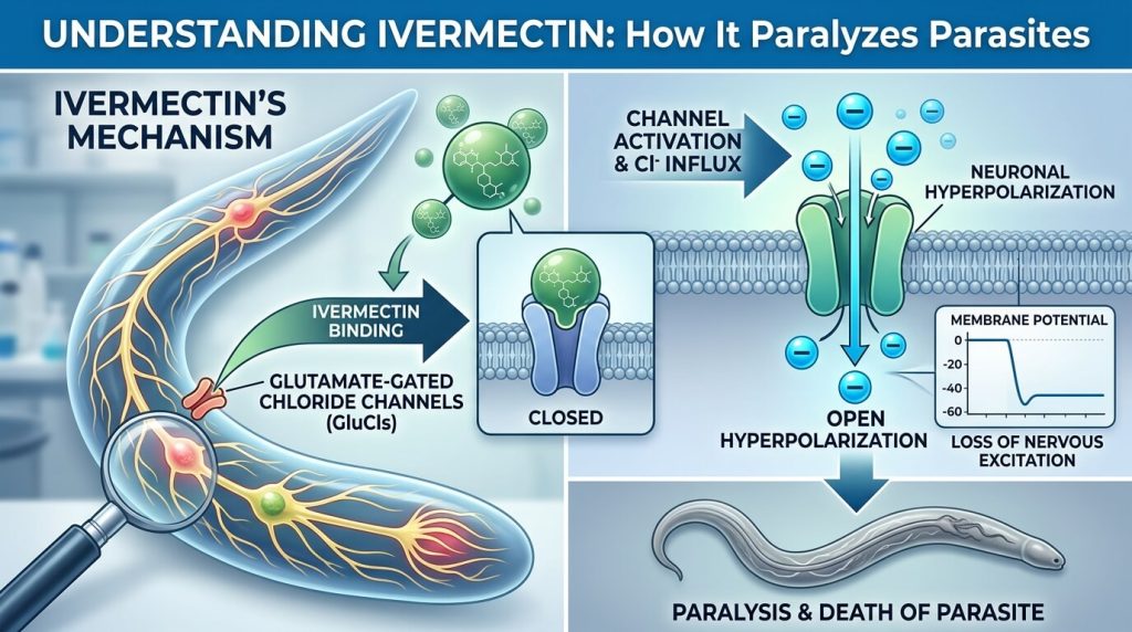 Understanding the Ivermectin Mechanism of Action in Parasitology