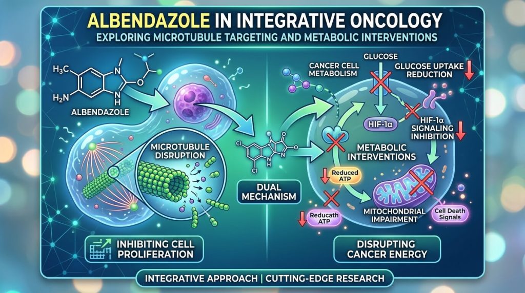 Albendazole in Integrative Oncology: Microtubule Targeting and Metabolic Interventions