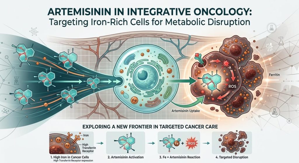 Artemisinin in Integrative Oncology: Targeting Iron-Rich Cells for Metabolic Disruption