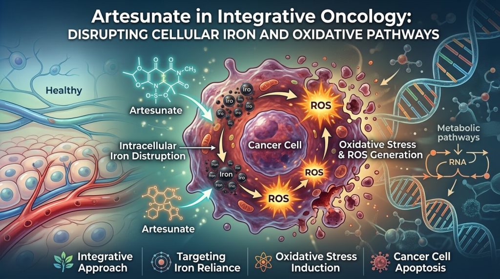 Artesunate in Integrative Oncology: Disrupting Cellular Iron and Oxidative Pathways