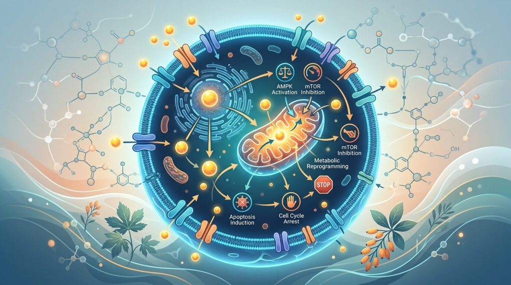 Berberine in Integrative Oncology: Metabolic Reprogramming and Cellular Pathways
