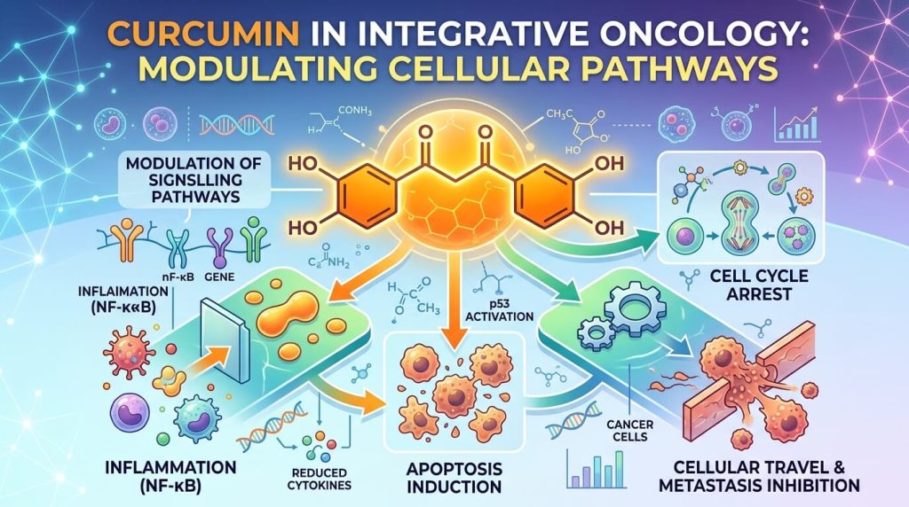 Curcumin in Integrative Oncology: Modulating Cellular Pathways