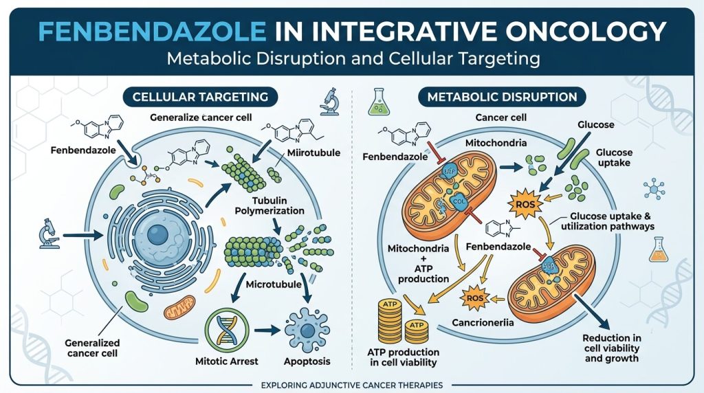 Fenbendazole in Integrative Oncology: Metabolic Disruption and Cellular Targeting