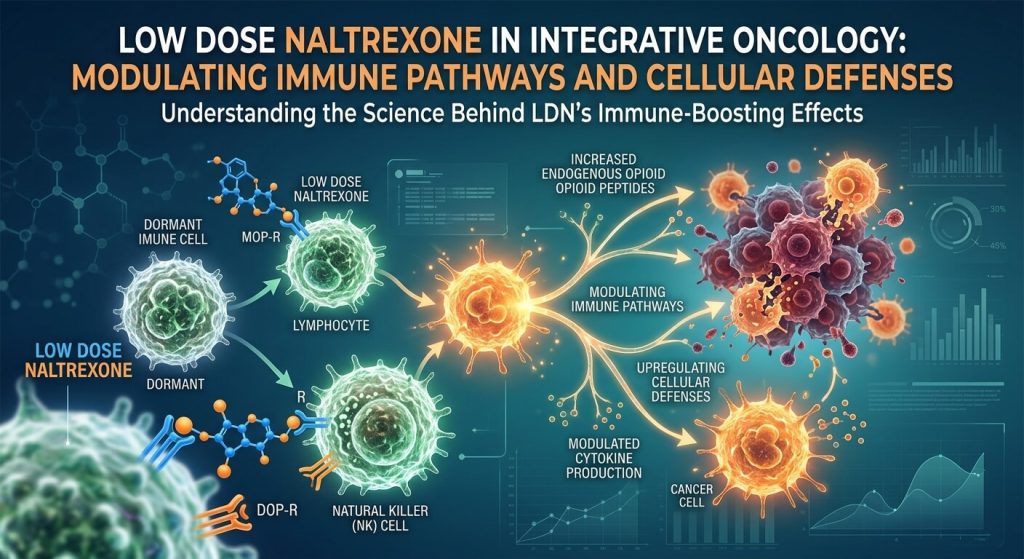 Low Dose Naltrexone in Integrative Oncology: Modulating Immune Pathways and Cellular Defenses