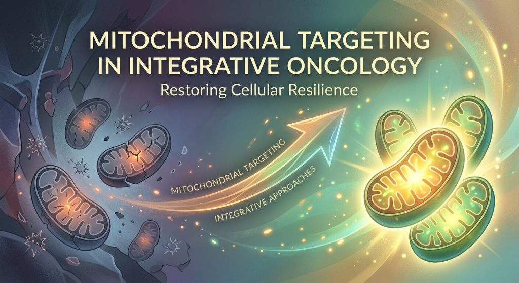 Mitochondrial Targeting in Integrative Oncology: Restoring Cellular Resilience