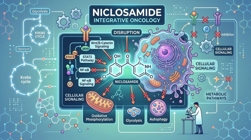 Niclosamide in Integrative Oncology: Disrupting Cellular Signaling and Metabolic Pathways