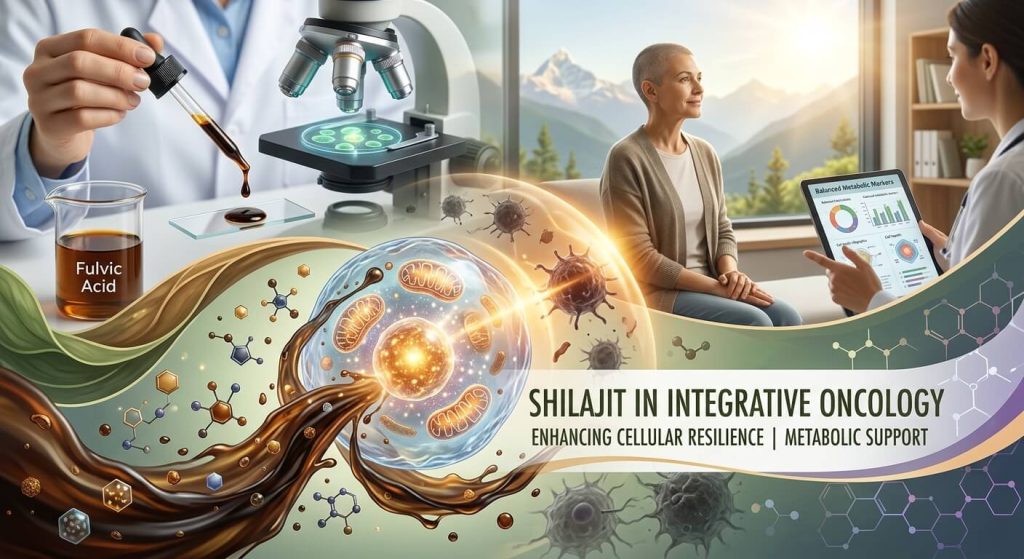 Shilajit in Integrative Oncology: Enhancing Cellular Resilience and Metabolic Support