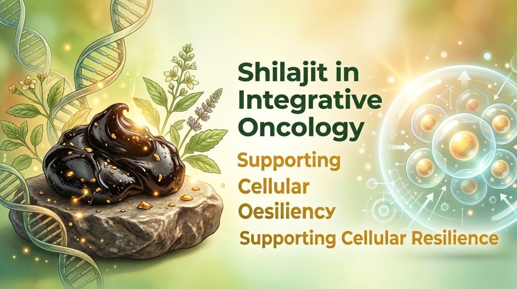 Shilajit in Integrative Oncology: Supporting Cellular Resilience