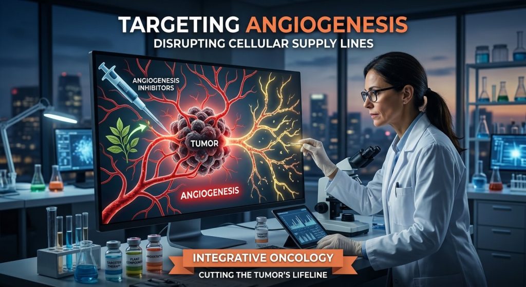 Targeting Angiogenesis in Integrative Oncology: Disrupting Cellular Supply Lines