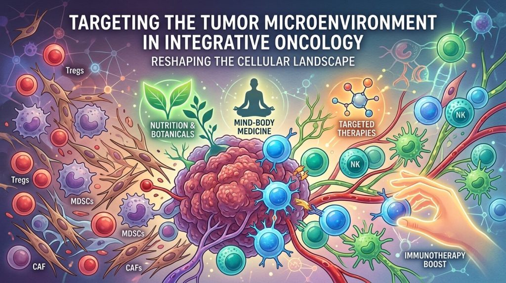 Targeting the Tumor Microenvironment in Integrative Oncology: Reshaping the Cellular Landscape