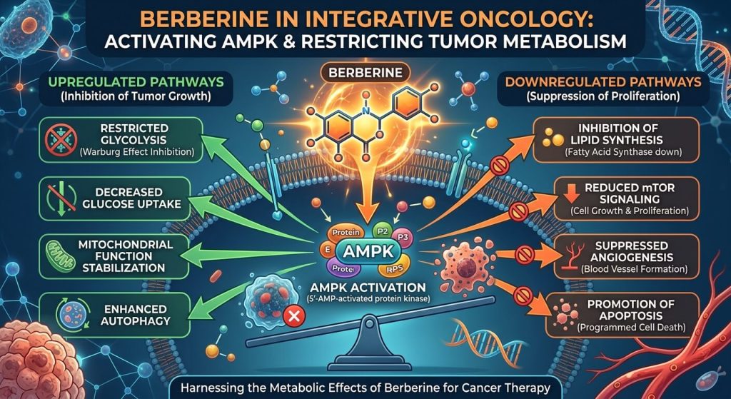 Berberine in Integrative Oncology: Activating AMPK and Restricting Tumor Metabolism
