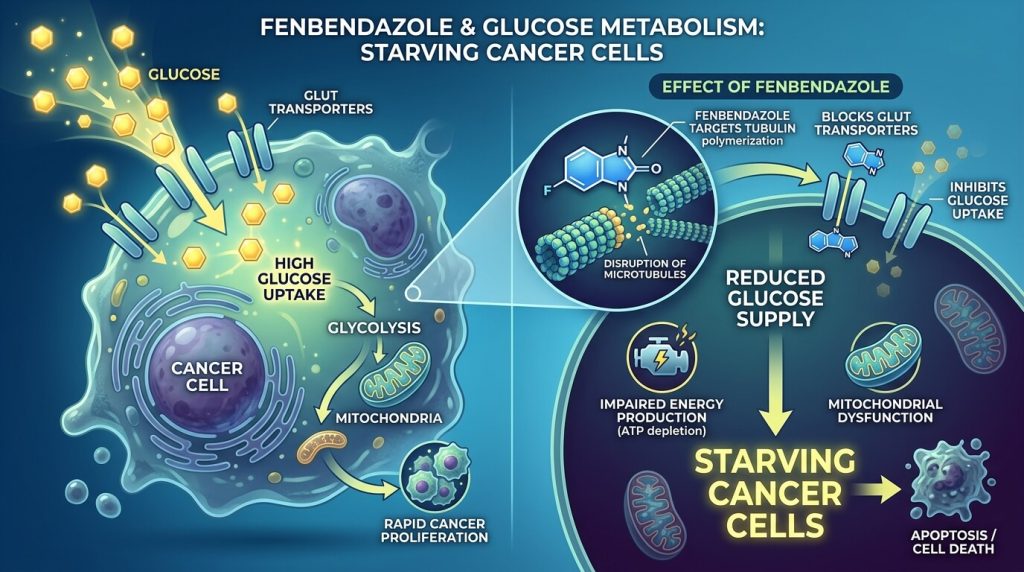 Fenbendazole and Glucose Metabolism: Starving Cancer Cells