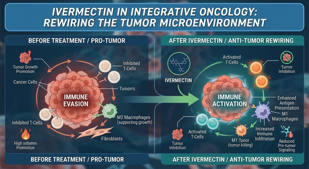 Ivermectin in Integrative Oncology: Rewiring the Tumor Microenvironment