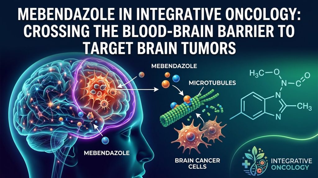 Mebendazole in Integrative Oncology: Crossing the Blood-Brain Barrier to Target Brain Tumors