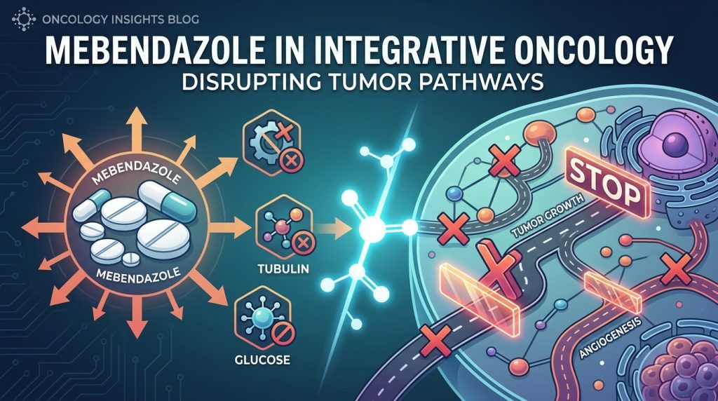Mebendazole in Integrative Oncology: Disrupting Tumor Pathways
