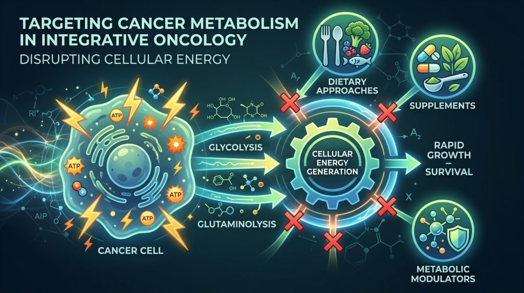 Targeting Cancer Metabolism in Integrative Oncology: Disrupting Cellular Energy