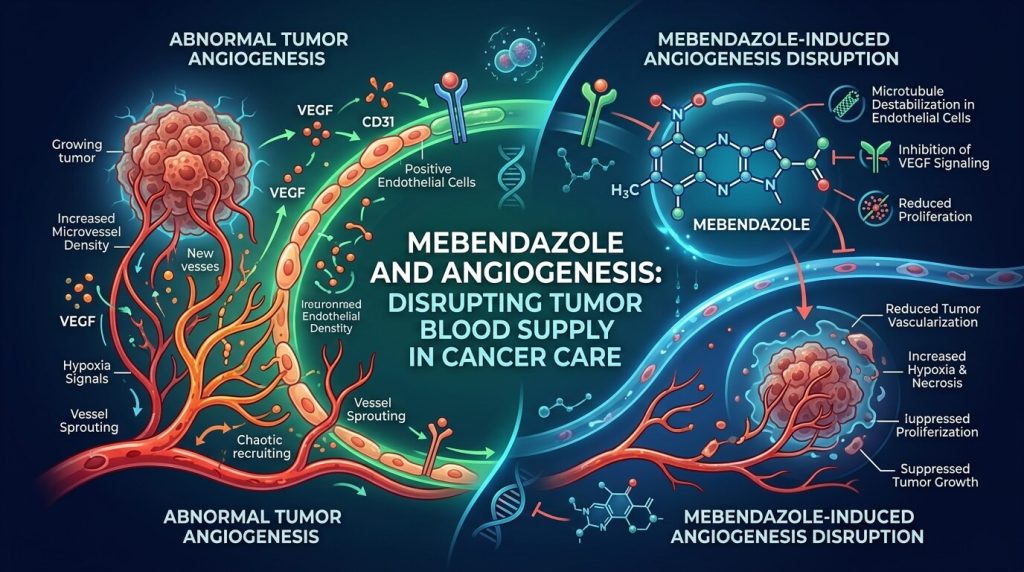 Mebendazole and Angiogenesis: Disrupting Tumor Blood Supply in Cancer Care