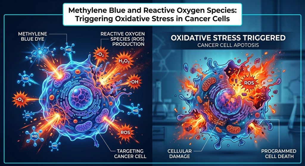Methylene Blue and Reactive Oxygen Species: Triggering Oxidative Stress in Cancer Cells