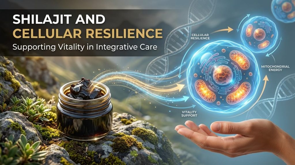 Shilajit and Cellular Resilience: Supporting Vitality in Integrative Care