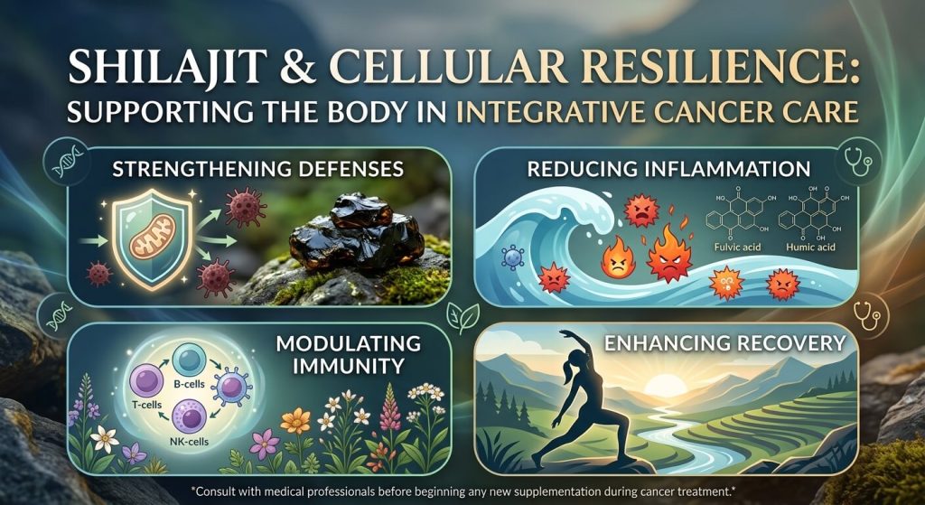 Shilajit and Cellular Resilience: Supporting the Body in Integrative Cancer Care