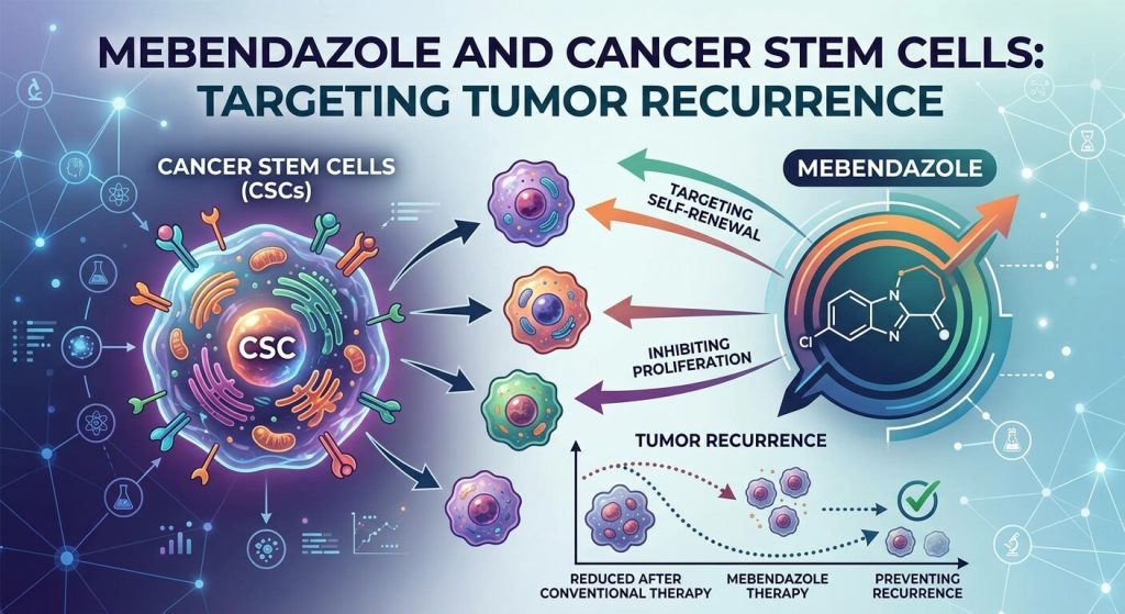 Mebendazole and Cancer Stem Cells: Targeting Tumor Recurrence