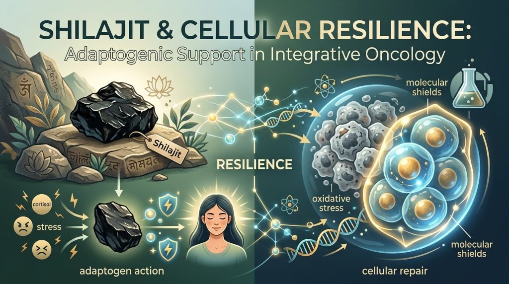 Shilajit and Cellular Resilience: Adaptogenic Support in Integrative Oncology
